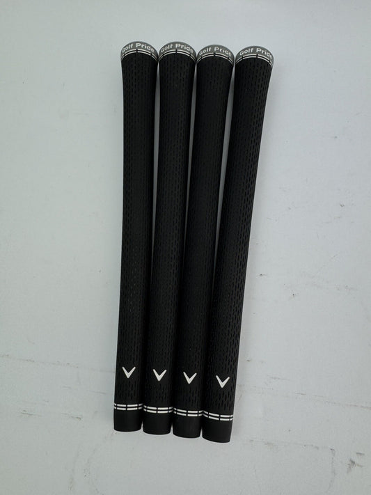 Golf Pride Tour Velvet 360 Soft Grips (4) Midsize /Black /Grey /Pulled /325490