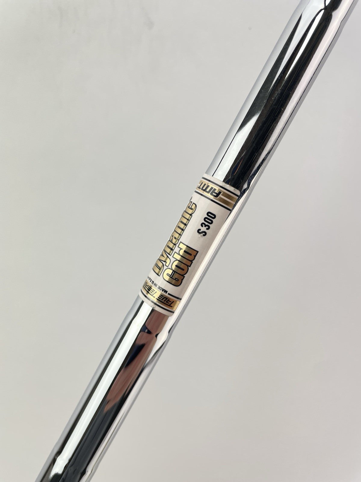 Dynamic Gold AMT Iron Shaft S300 Stiff Flex Steel 35.25 /0.355 Tapered /257484
