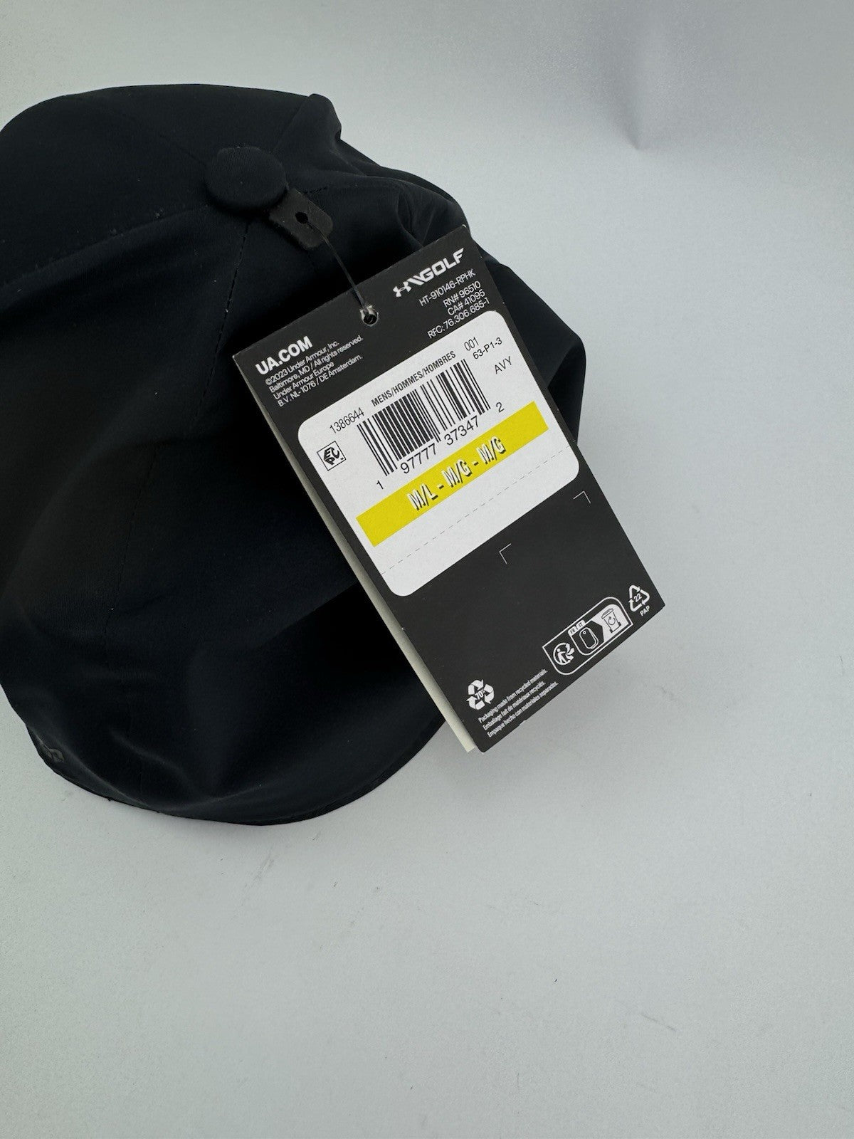 Under Armour Golf Cap Hat Storm Proof Rain Hat /M/L /New /294774