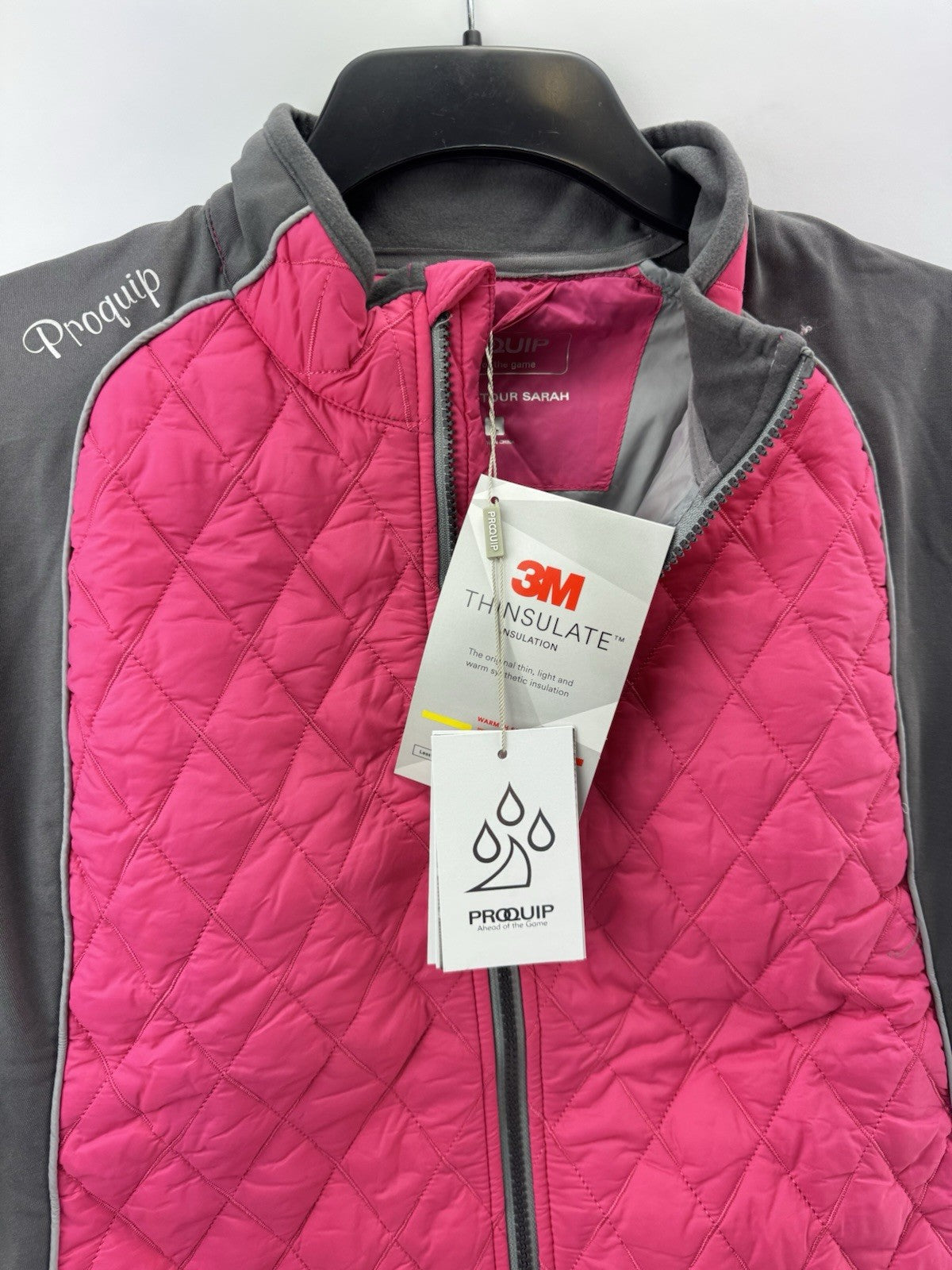 Proquip Golf Womens Jacket Therma Ava /Full Zip /Size UK L (12) New /223553