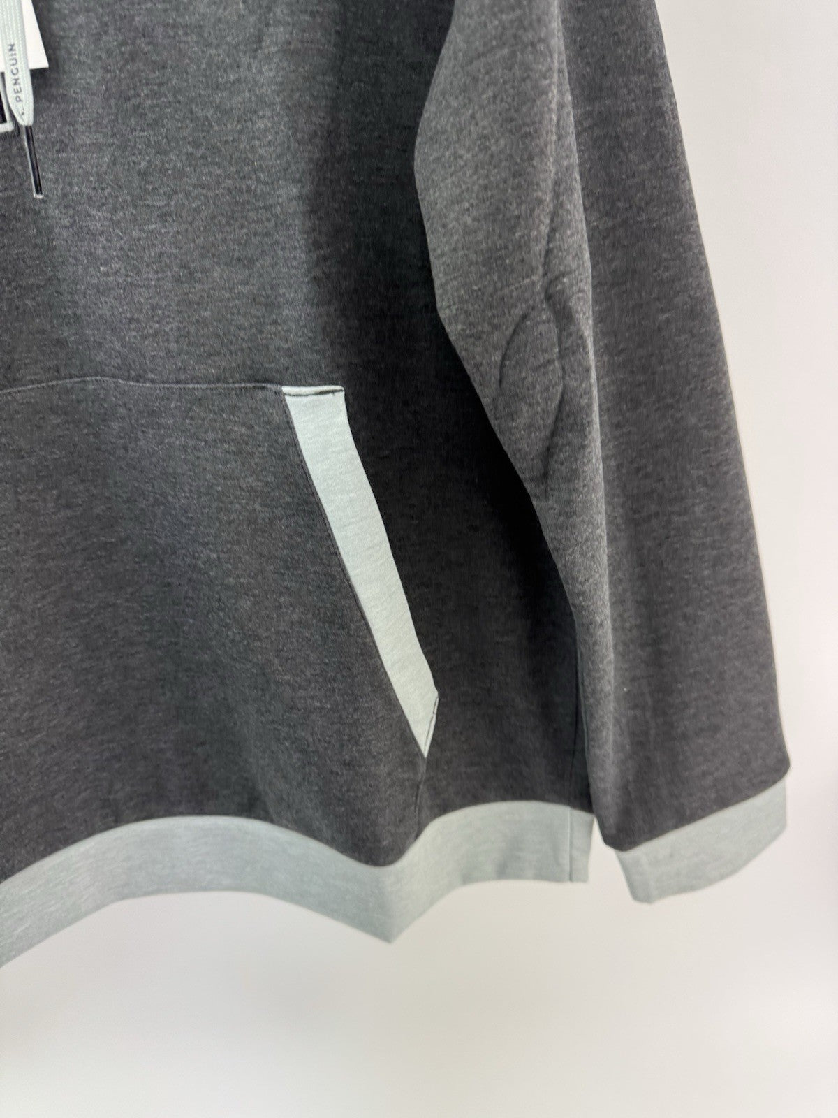Original Penguin Golf Hoodie Earl Colour Block UK Large /Grey /New /252226