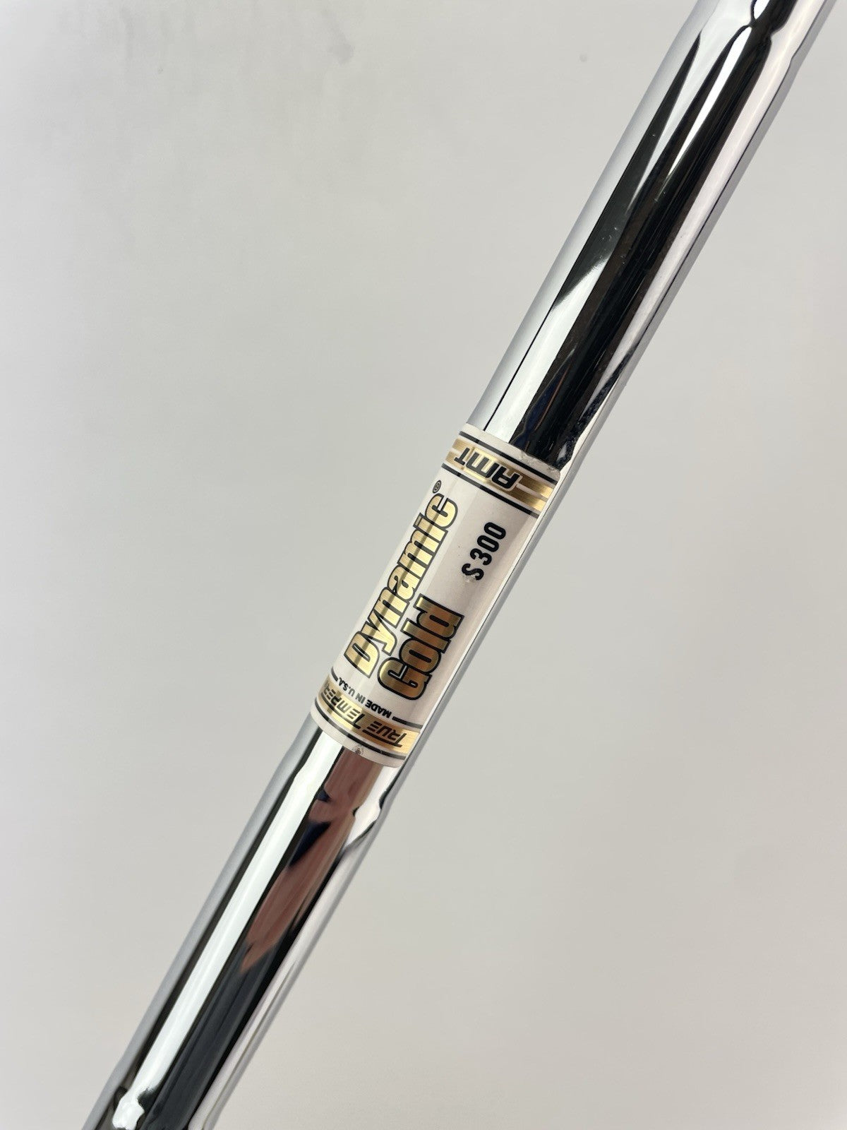 Dynamic Gold AMT Iron Shaft S300 Stiff Flex Steel 35.25 /0.355 Tapered /257483