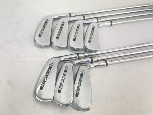 Dunlop Powerflow Iron Set 3-9 Regular Flex Steel /Right Hand /New Grips /177670