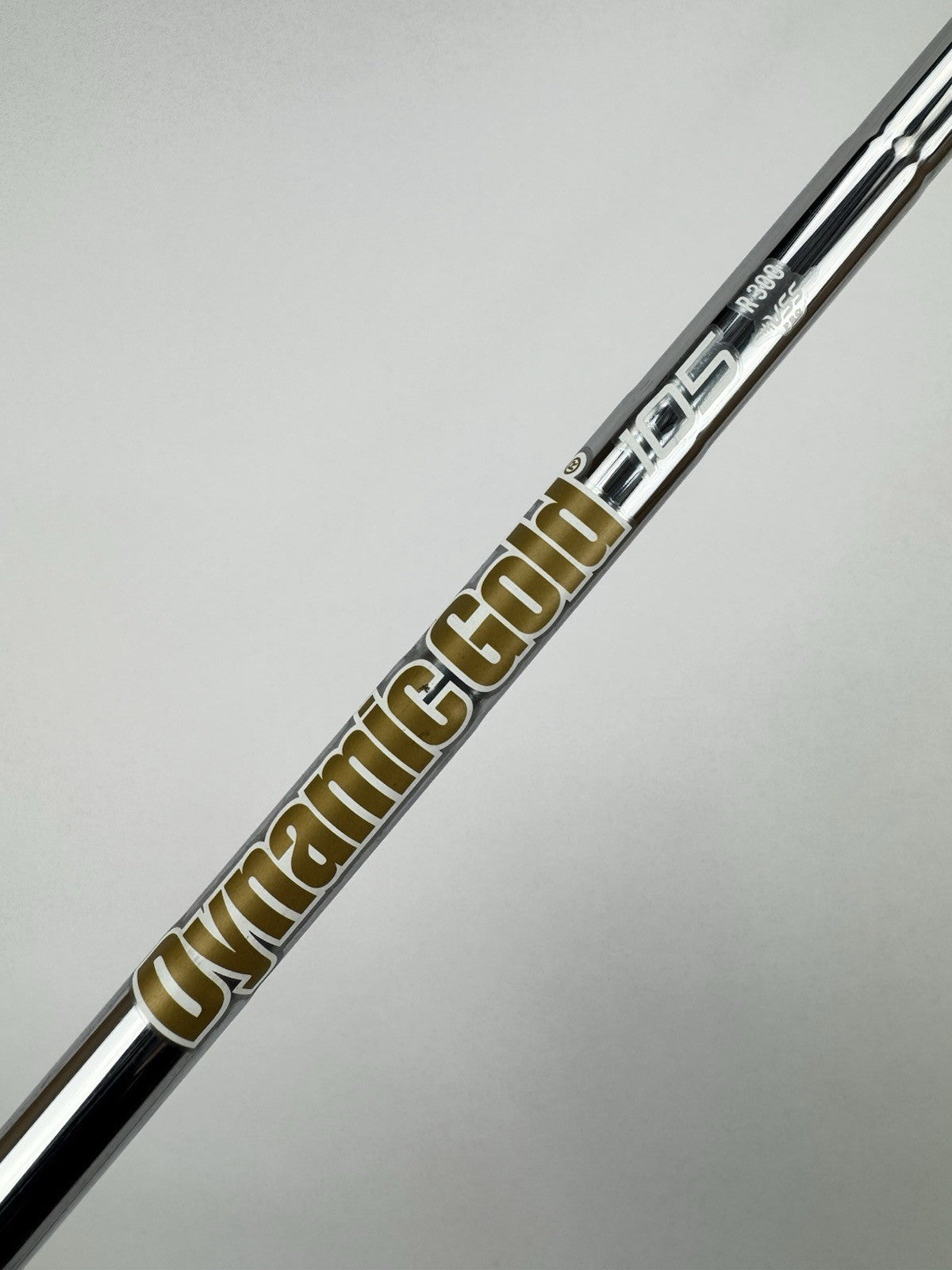 Dynamic Gold 105 Iron Shaft R300 Regular Flex Steel 35.25” /0.355 Tapered /326020