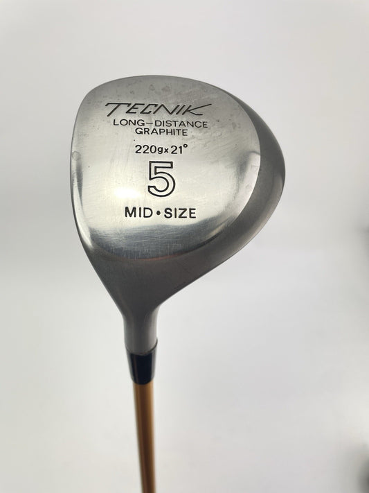 Mens Golf 5 Wood 21* Left Handed Tecnik Regular Flex Graphite /Ping Grip /282910