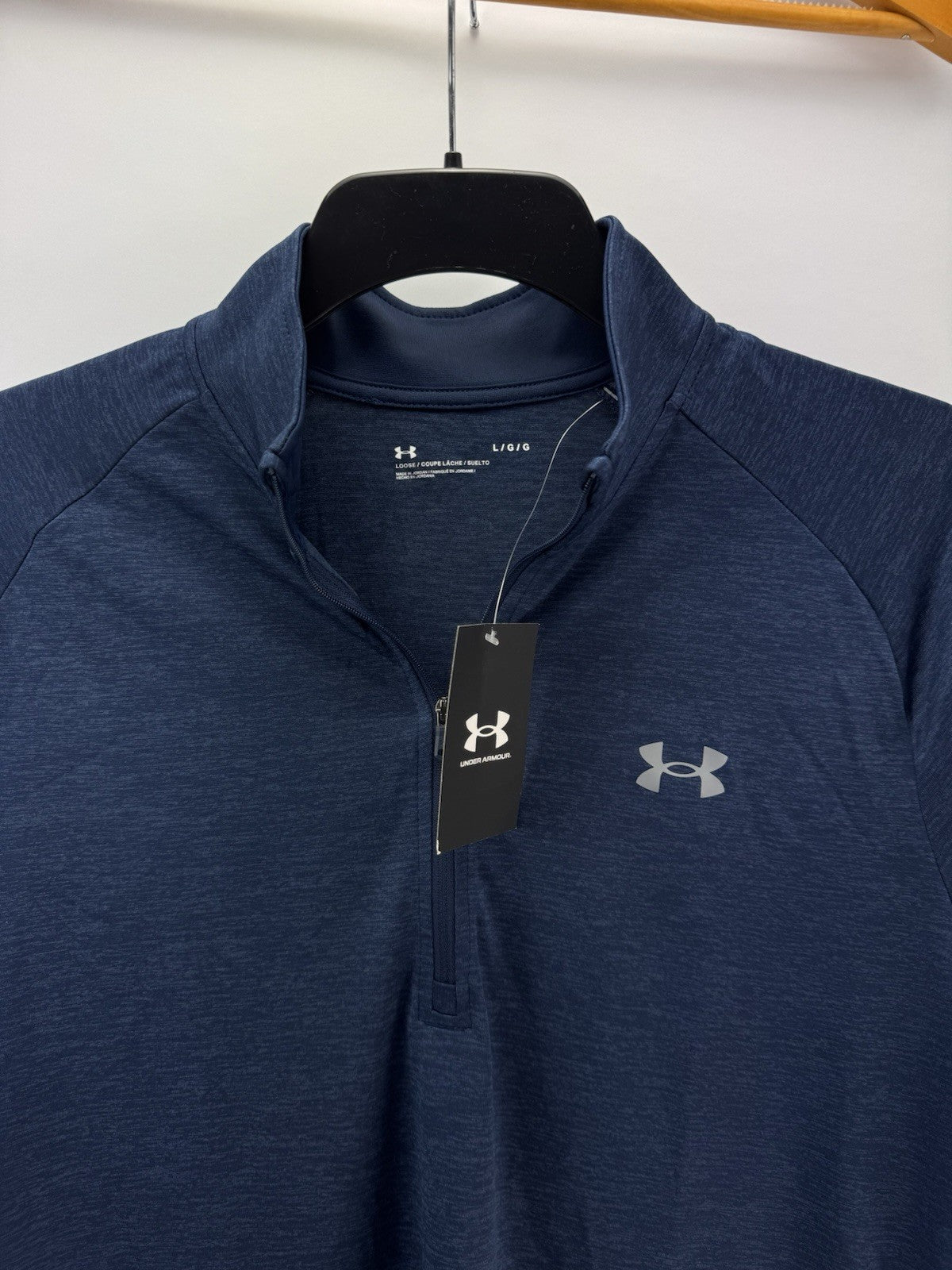 Under Armour Golf 1/2 Zip Tech 2.0 Pullover Lightweight UK Large /New /276576