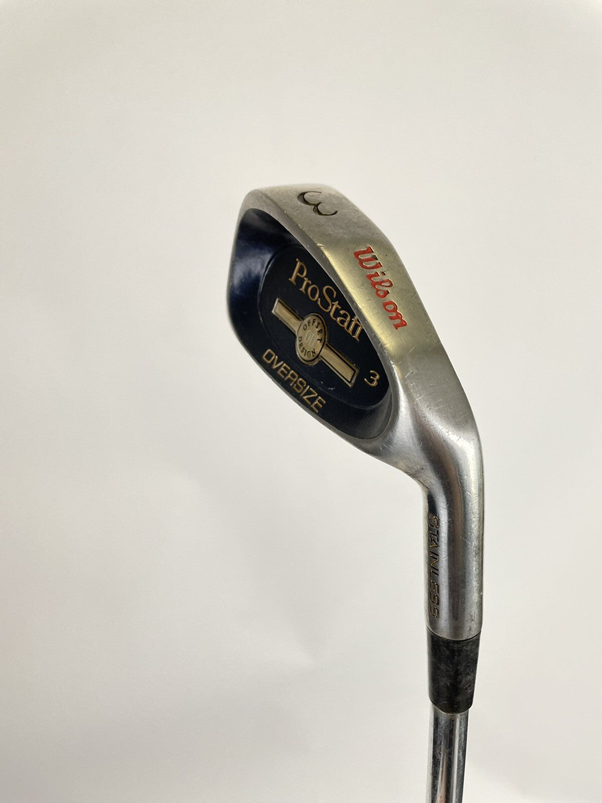 Wilson Prostaff Oversize 3 Iron Regular Flex Steel /Right /New Grip2