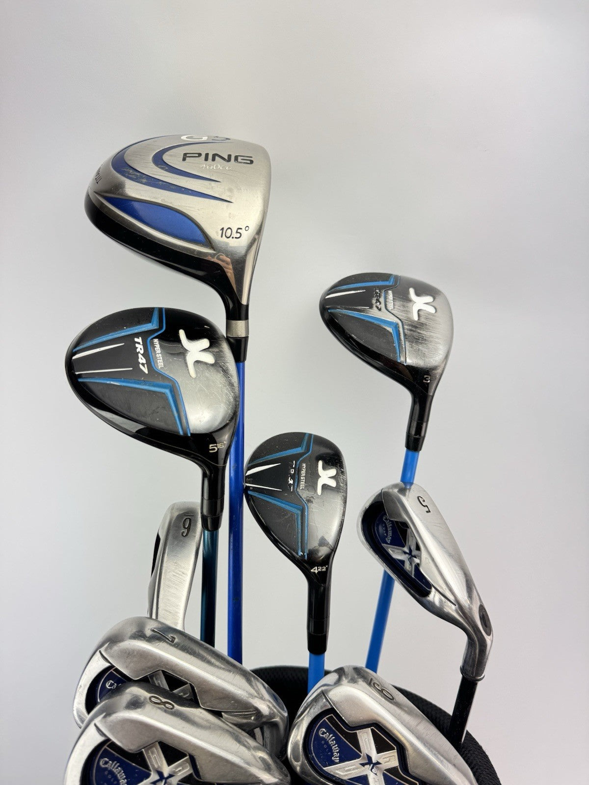 Mens Golf Package Set Ping Callaway Regular Graphite /New Grips /Bag /303171