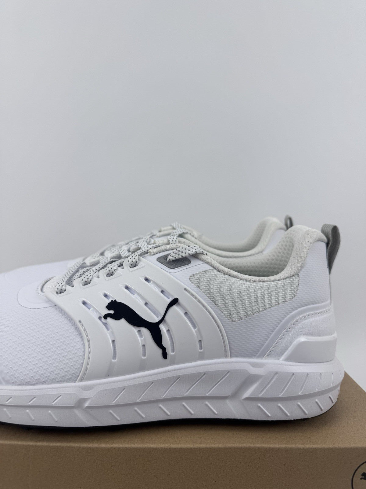 Puma Ignite Elevate 2 Tour Men's Golf Shoes Size UK 8 White Waterproof/322991