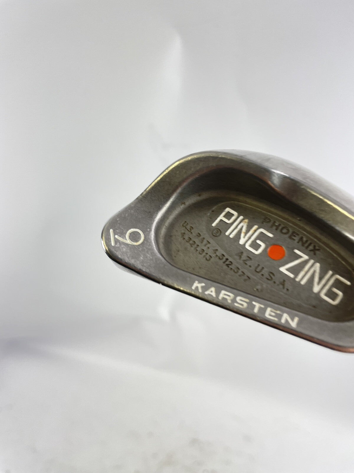 Ping Zing 9 Iron Orange Dot Stiff Flex Graphite /Right Handed /New Grip /55601
