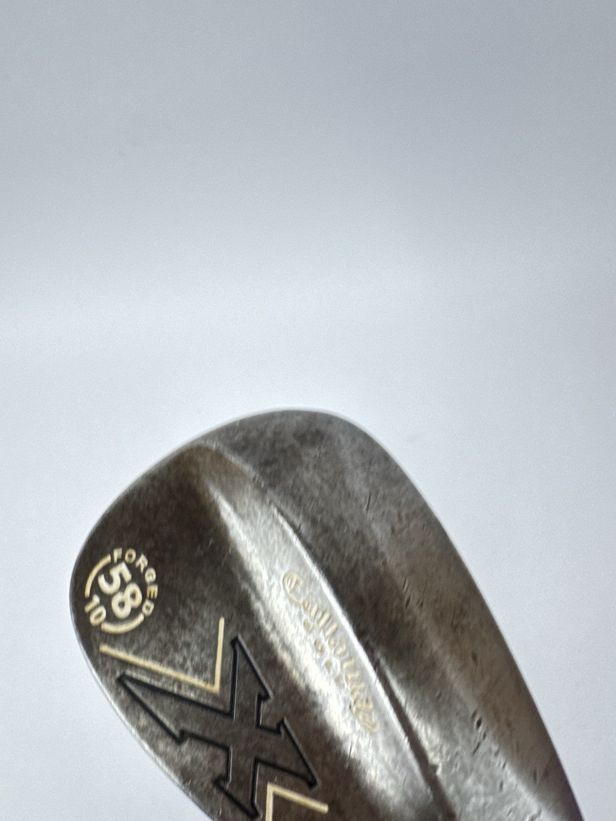 Callaway Lob Wedge X Forged 58* Raw Wedge Flex Steel /Right /New Grip /342824