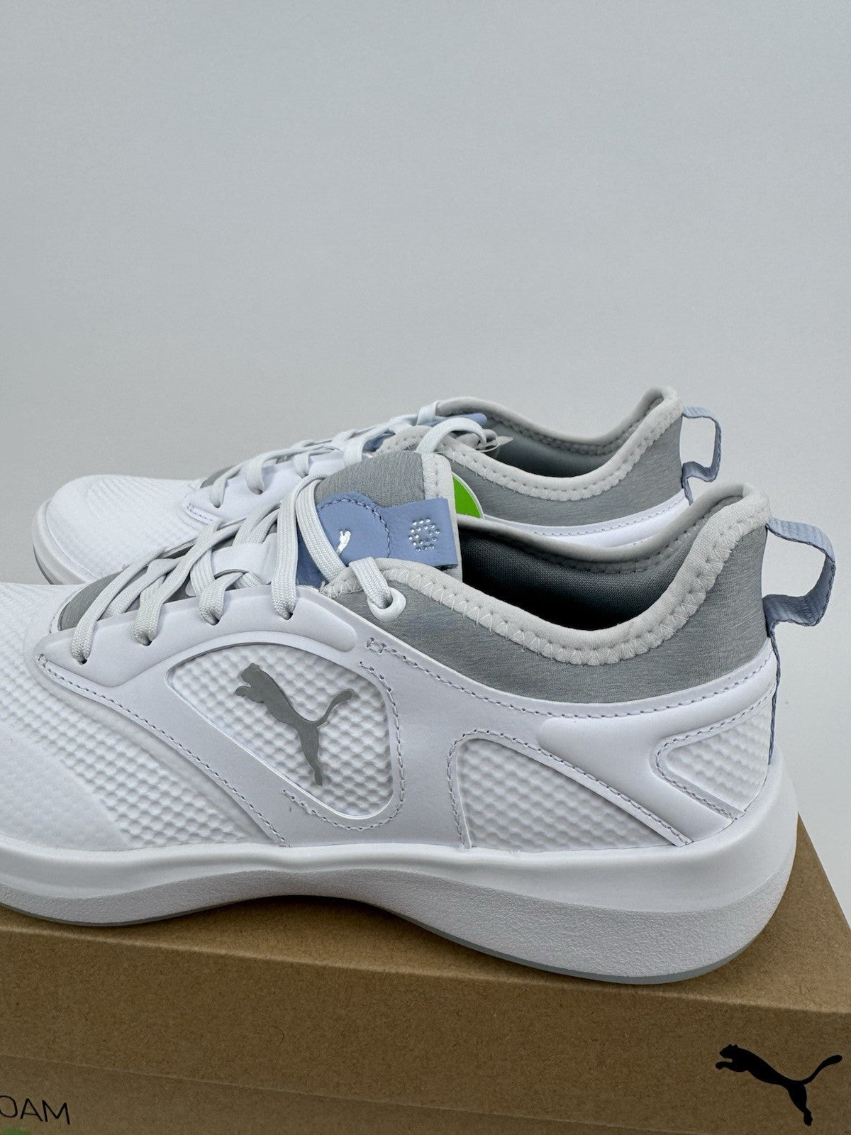 Puma Ignite Malibu Women's Golf Shoes Size UK 6.5 White Silver/321141