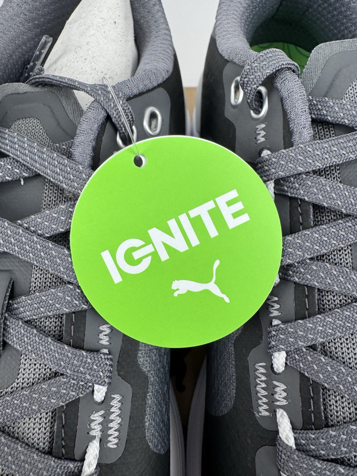Puma Ignite Elevate X Men's Golf Shoes Size UK 8.5 Slate Black Ash Grey/318386
