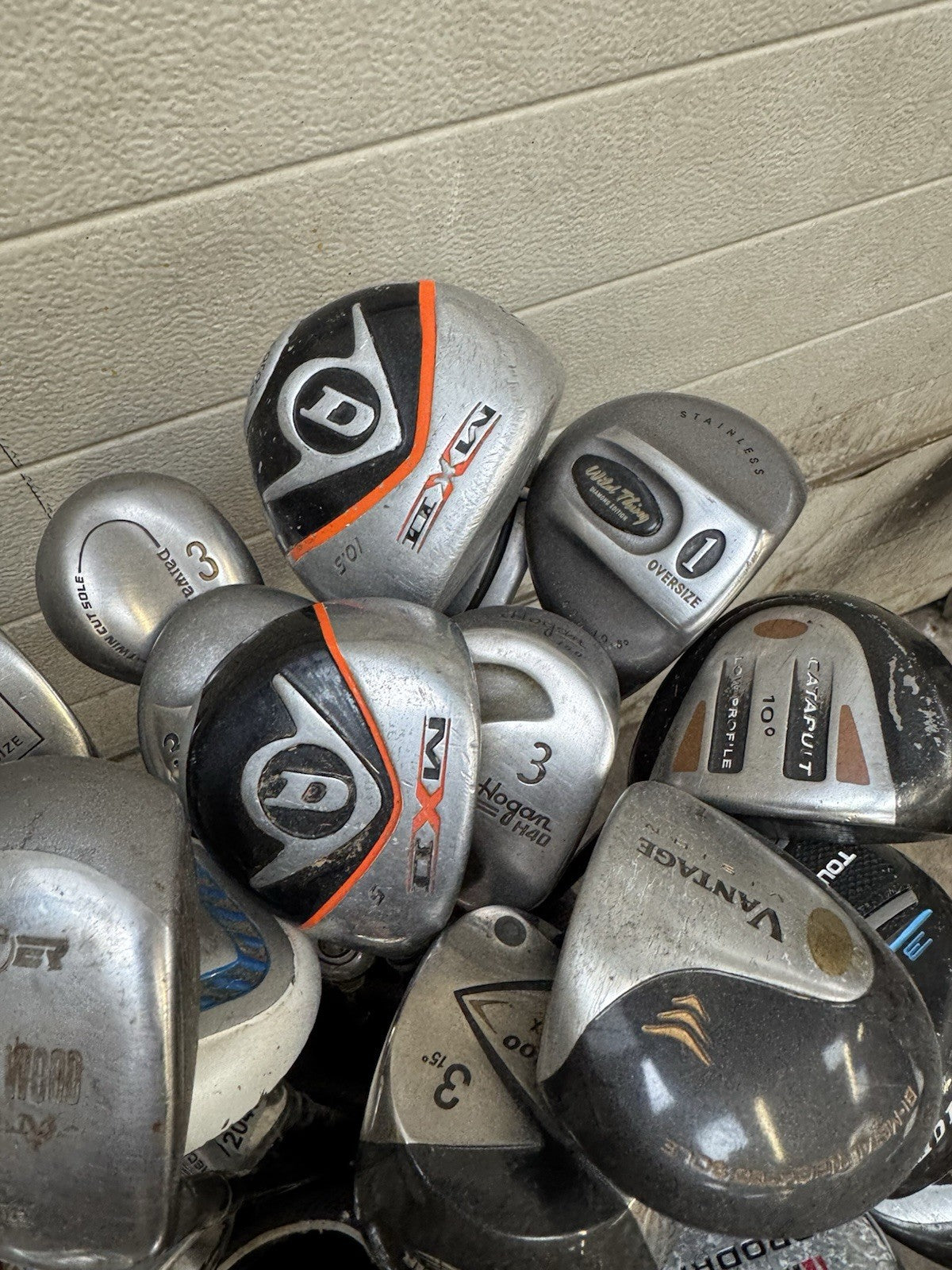 Joblot Golf Driver Fairway Woods Hybrids Mens Ladies Driving Range Bundle /359095