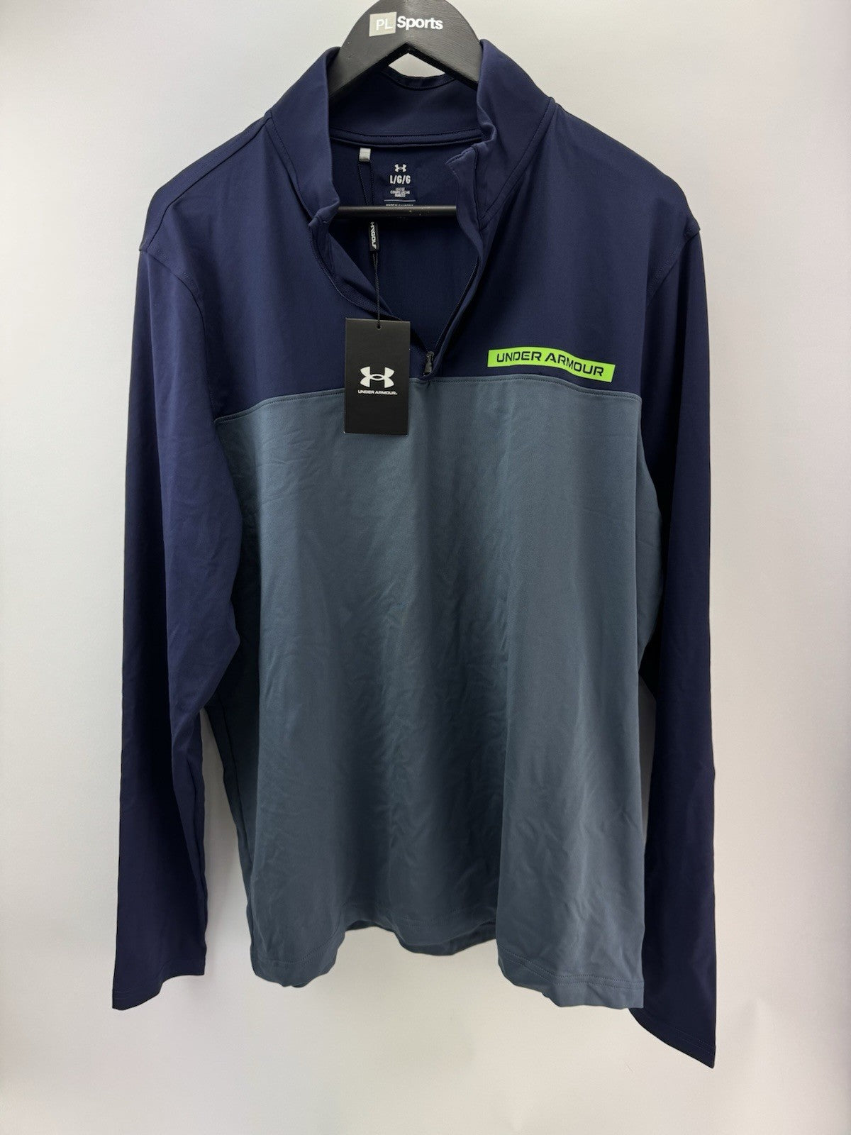 Under Armour Golf Pullover T2G 1/4 Zip Navy /Mens UK Large /New /294800