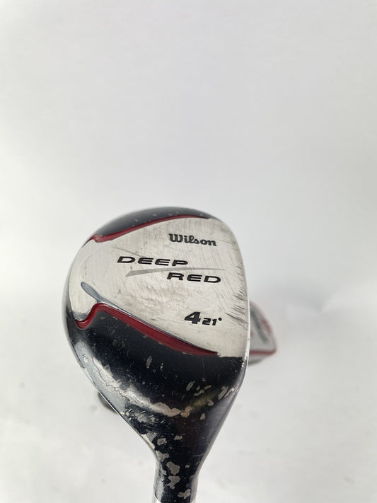Wilson Deep Red 4 Hybrid 21* Mens Regular Graphite /New Grip /Headcover /145350