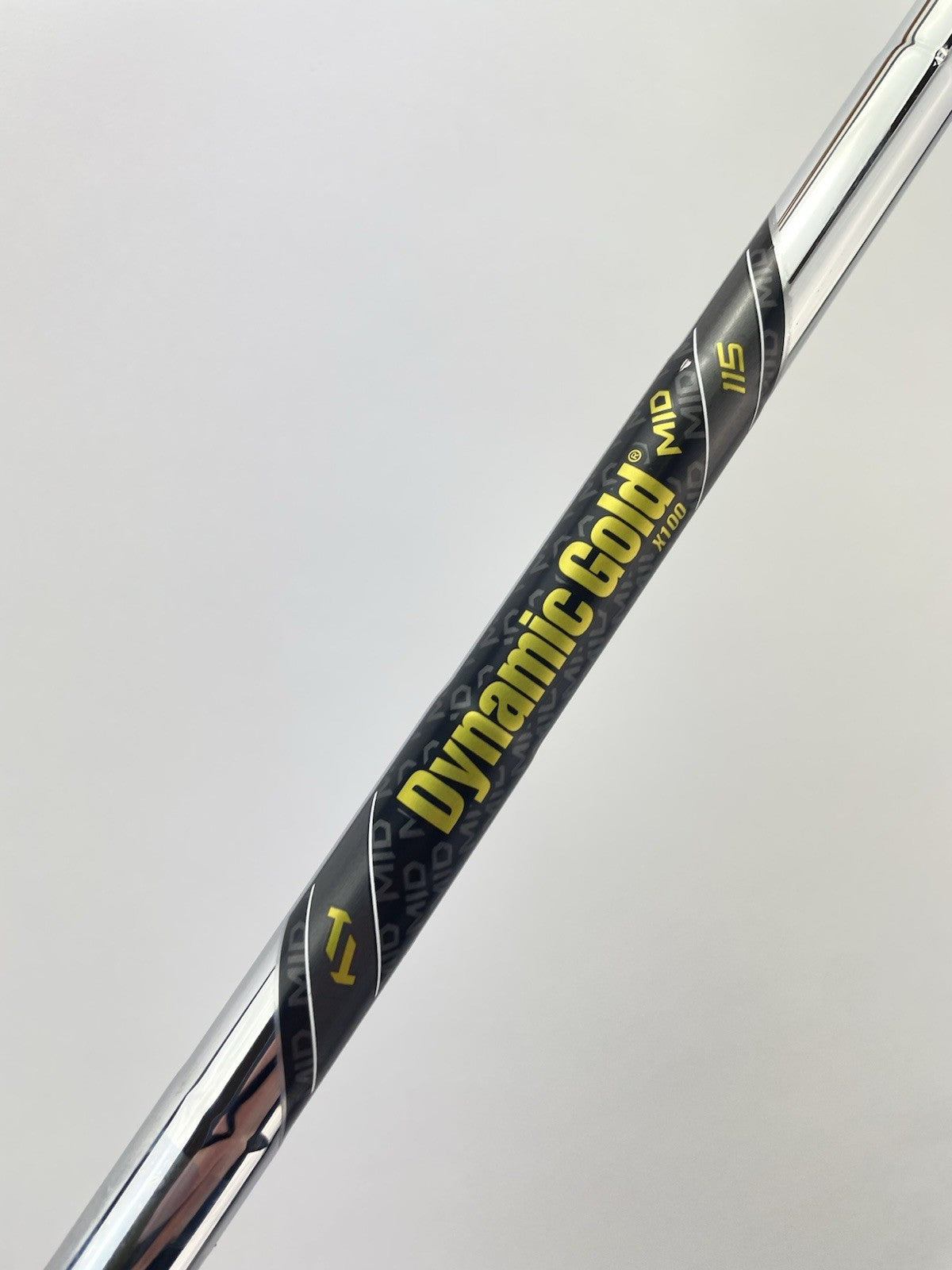 Dynamic Gold Mid 115 Iron Shaft X100 X Flex Steel 35” /0.355 Tapered /297483