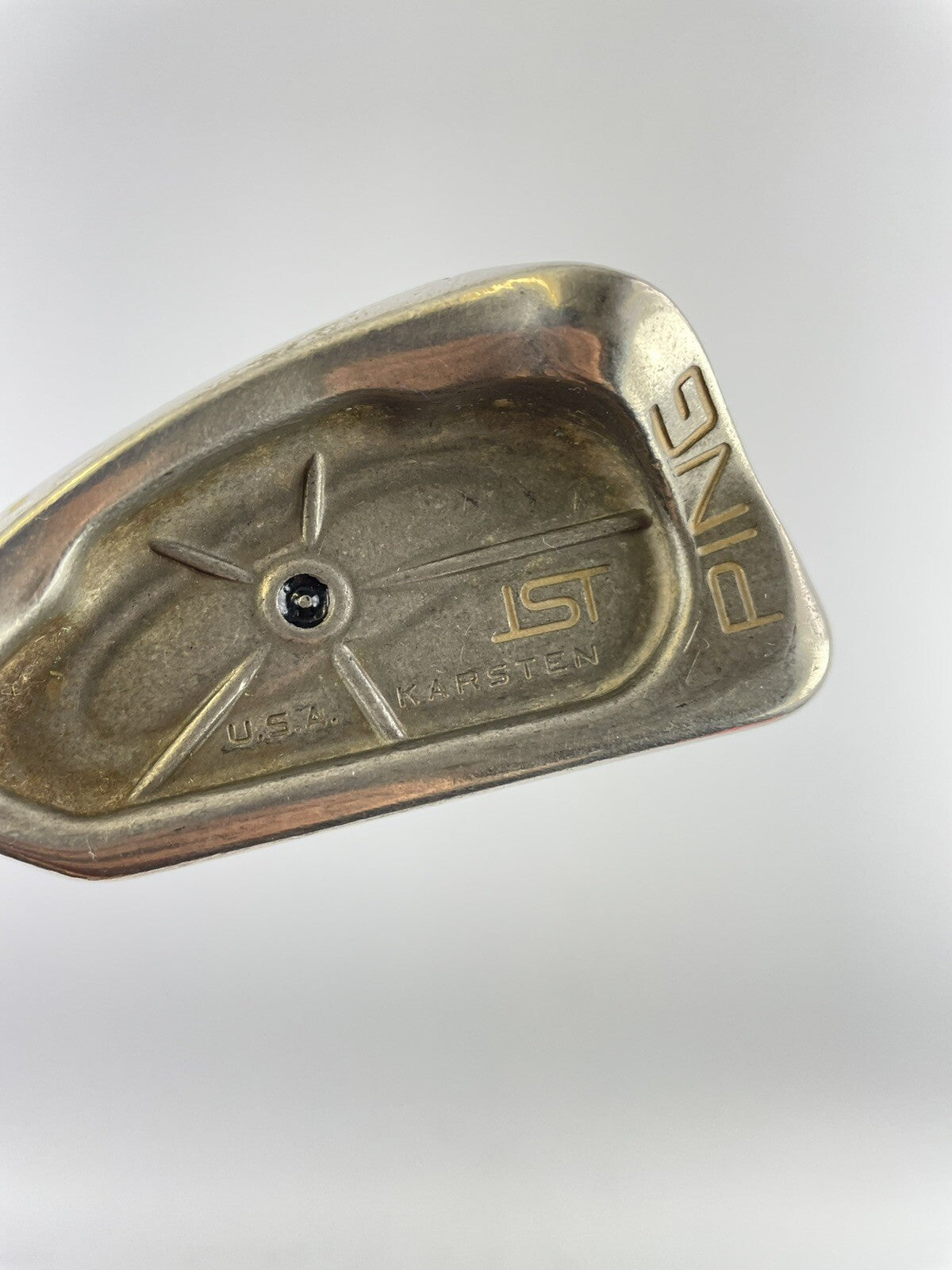 Ping ISI Nickel 3 Iron Black Dot Stiff Flex Steel /Left Handed /Mid Grip /15411