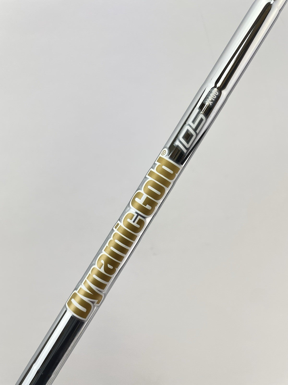 Dynamic Gold 105 Iron Shaft X100 X Flex Steel 35.25 /0.355 Tapered /270030