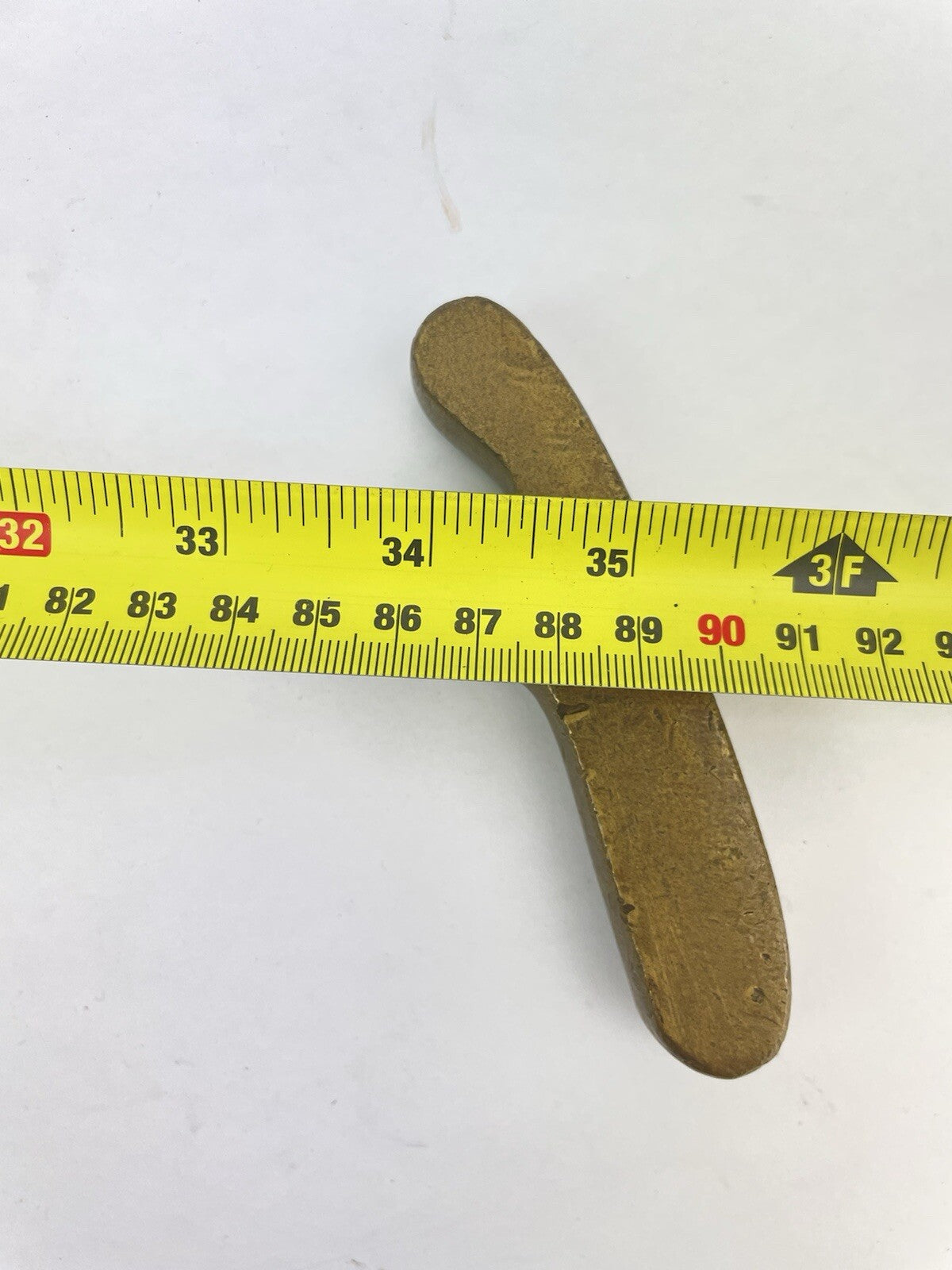 Golden Goose Brass Putter Blade John Letters 35" /Right Handed /New Grip /1768618
