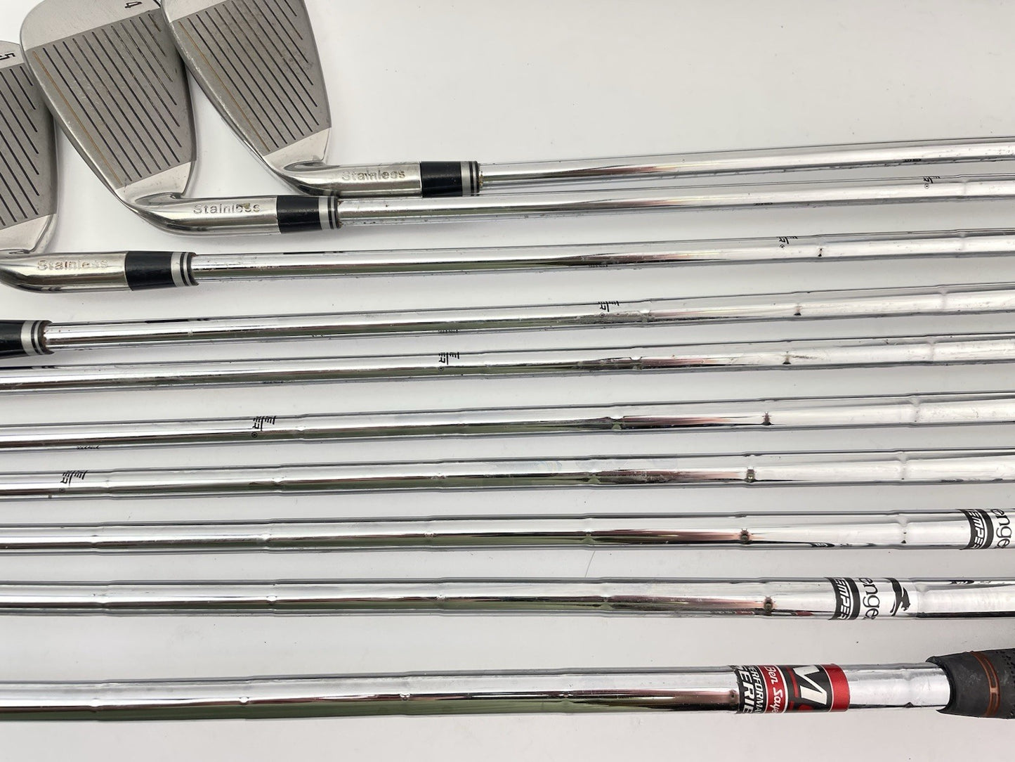 Mens Golf Package Set 12 Clubs Regular Flex /Right /New Grips /Cart Bag /2898210