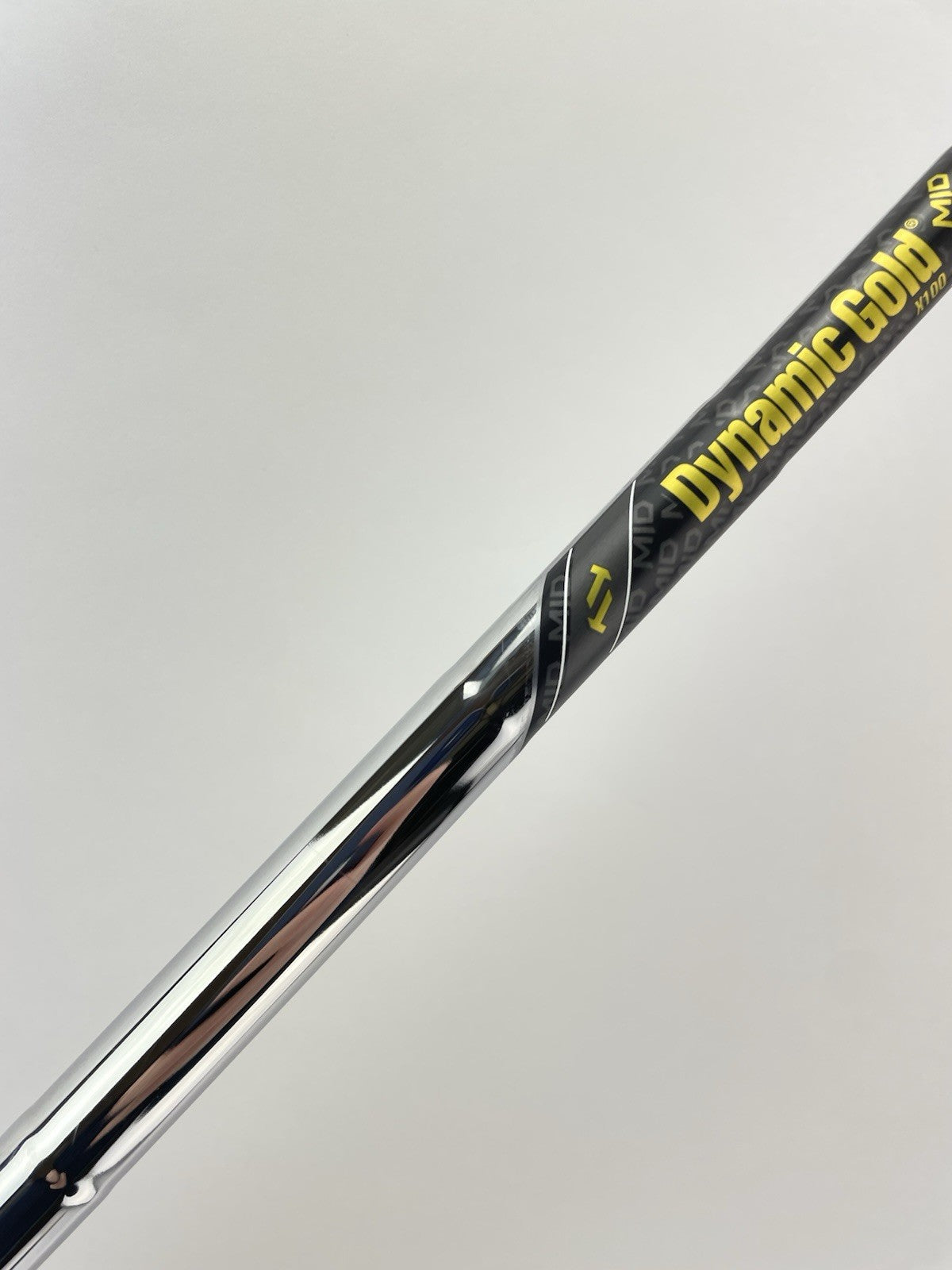 Dynamic Gold Mid 115 Iron Shaft X100 X Flex Steel 35.25” /0.355 Tapered /296091