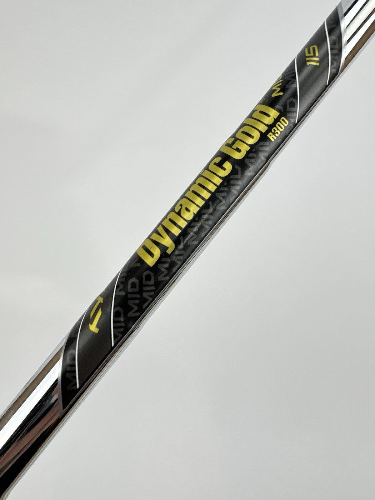 Dynamic Gold 115 Iron Shaft Mid R300 Regular Steel 35.25” /0.355 Tapered /326314