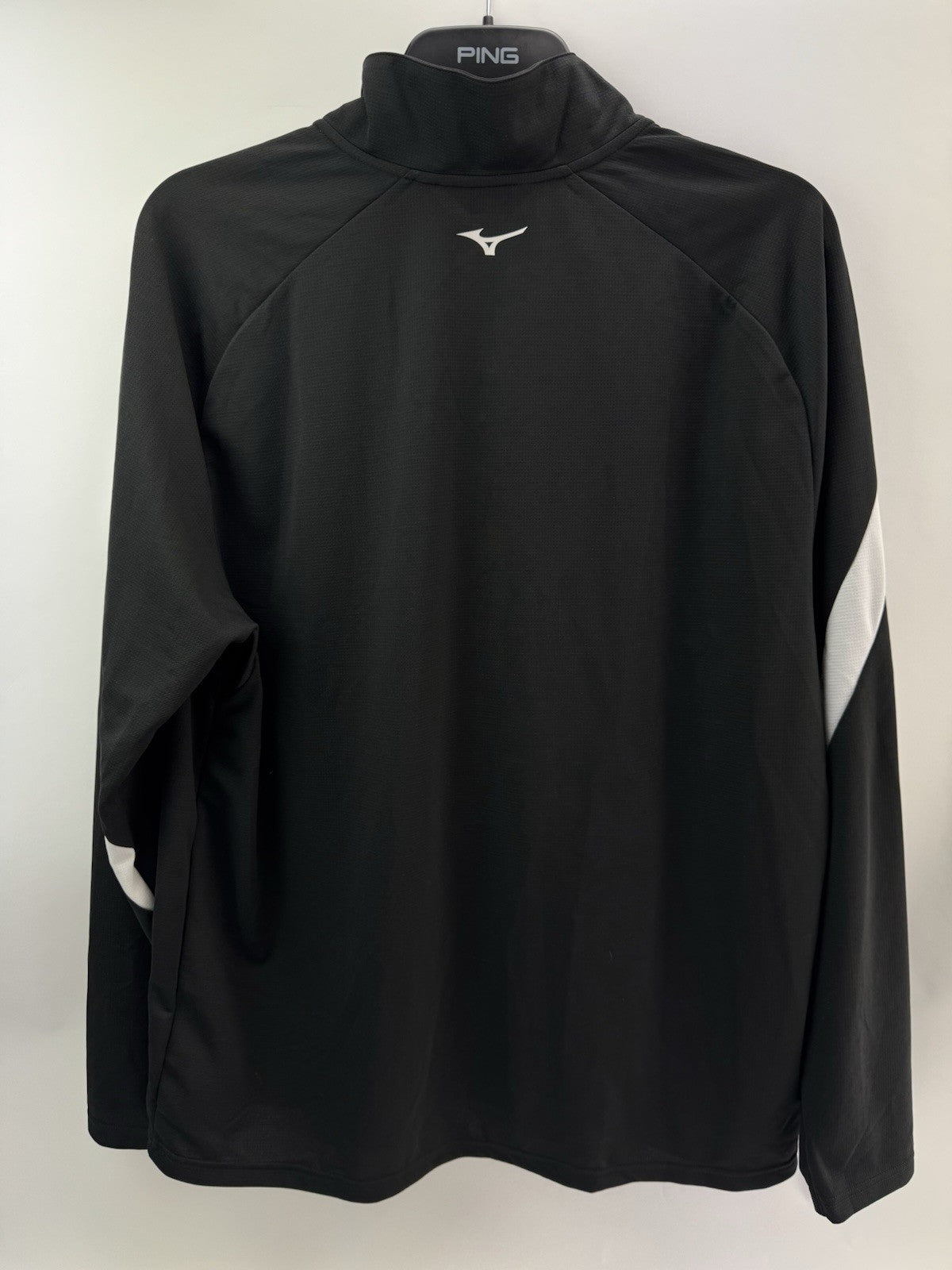 Mizuno Golf Pullover Breath Thermo Drop 1/4 Zip Black UK XXL /New /231277