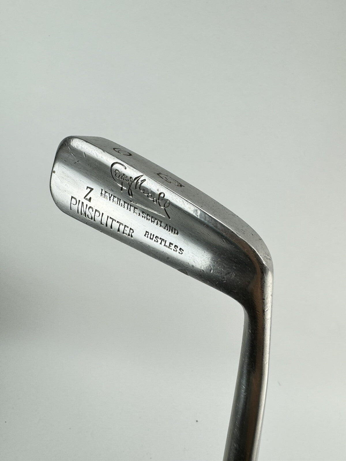 George Nicoll Leven Putter 34” Blade Heel Shafted Steel /New Grip /192760
