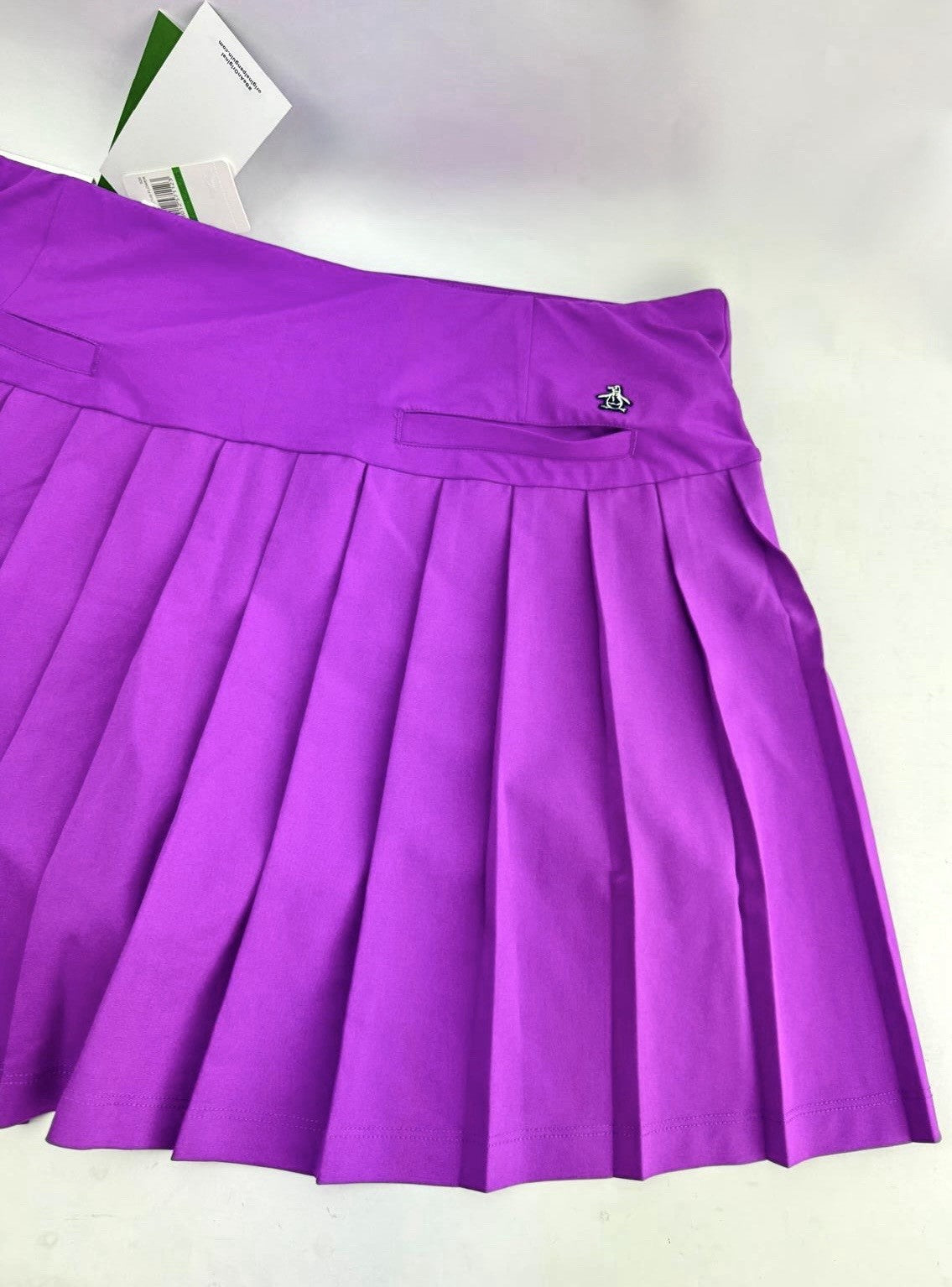 Women’s Original Penguin Colour Block Pleated Skort Size Large Brand New/300458