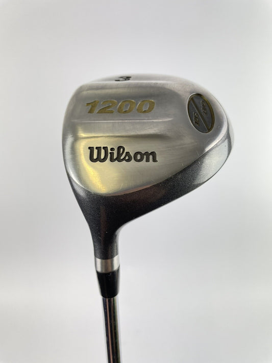 Wilson 1200 #3 Wood Regular Steel /Left Handed /New Grip /16870