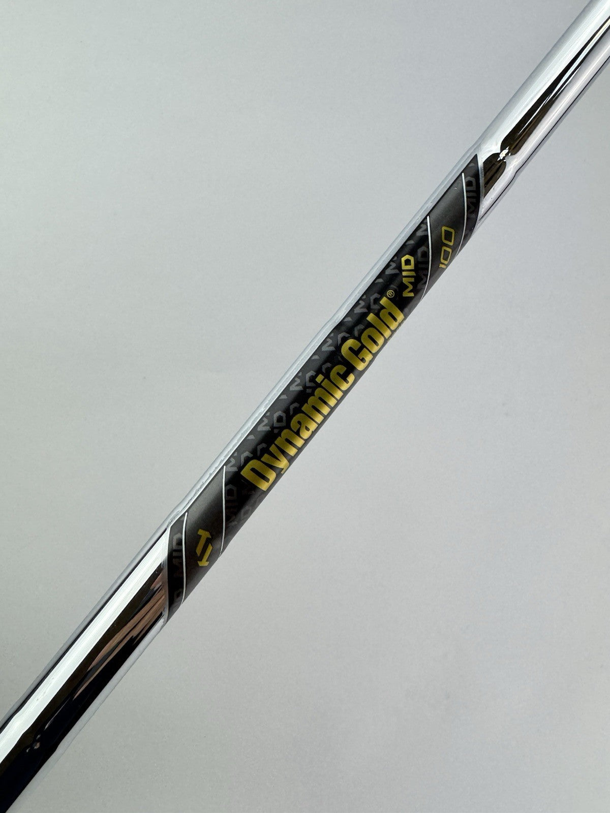 Dynamic Gold 100 Iron Shaft Mid S300 Stiff Flex Steel 35.25”/0.355 Tapered/270181