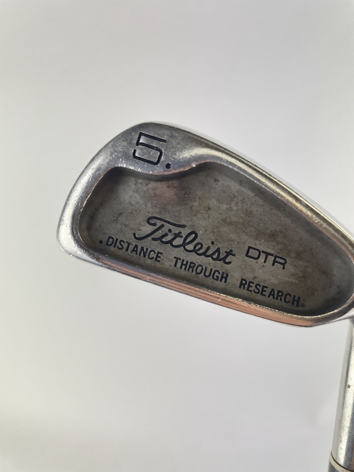 Titleist DTR 5 Iron Black Dot Regular Flex Steel /Right Handed /New Grip /127612