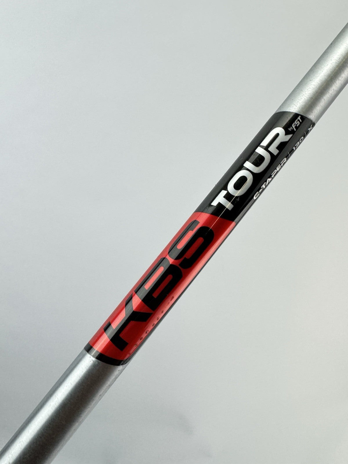 KBS Tour C-Taper Iron Shaft 130 X Flex Steel 35.5” /0.355 Tapered /293992