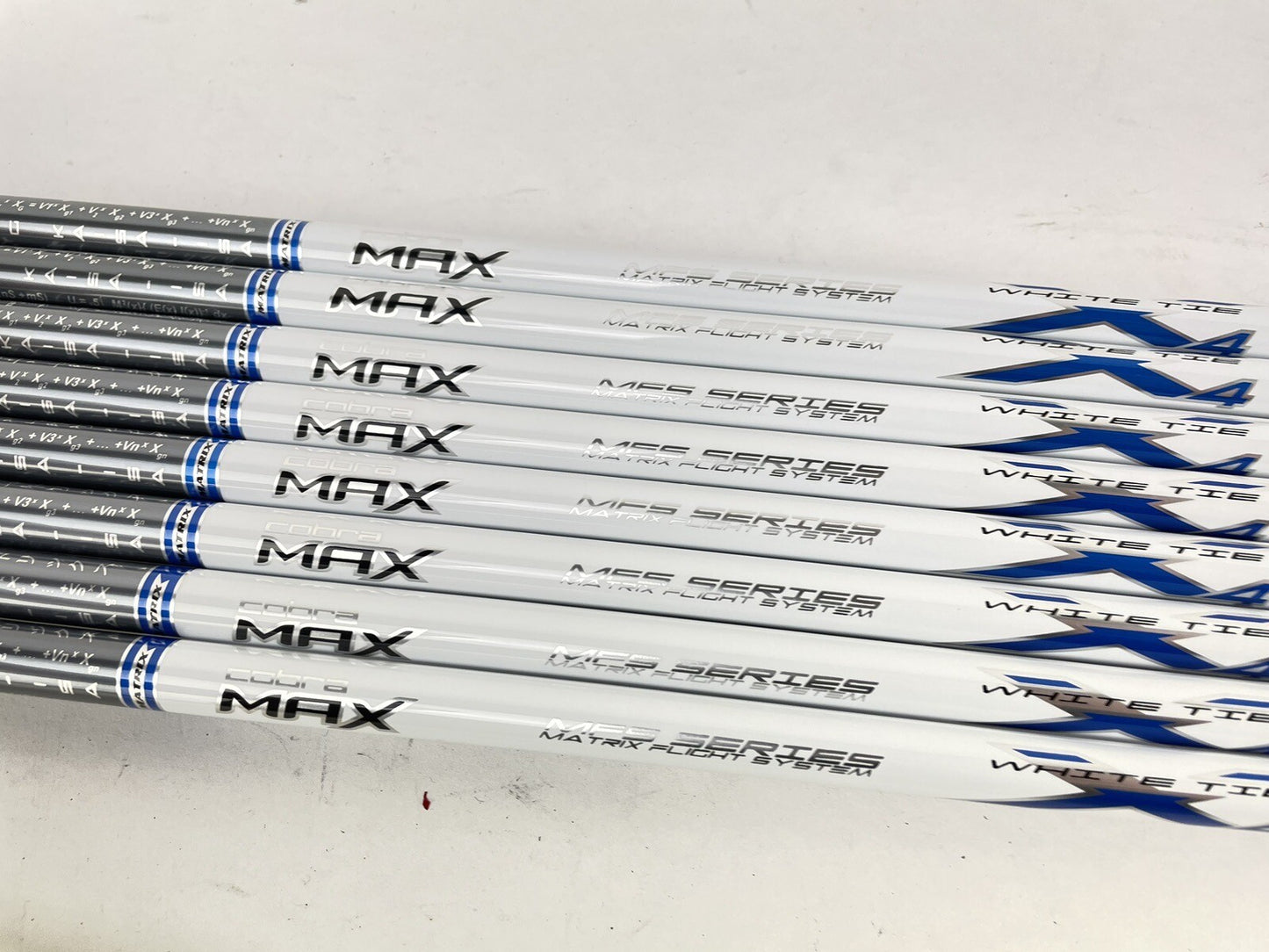 Matrix Ozik White Tie Iron Shaft Set (8) X4 58R Regular Graphite 42”/0.370/138421