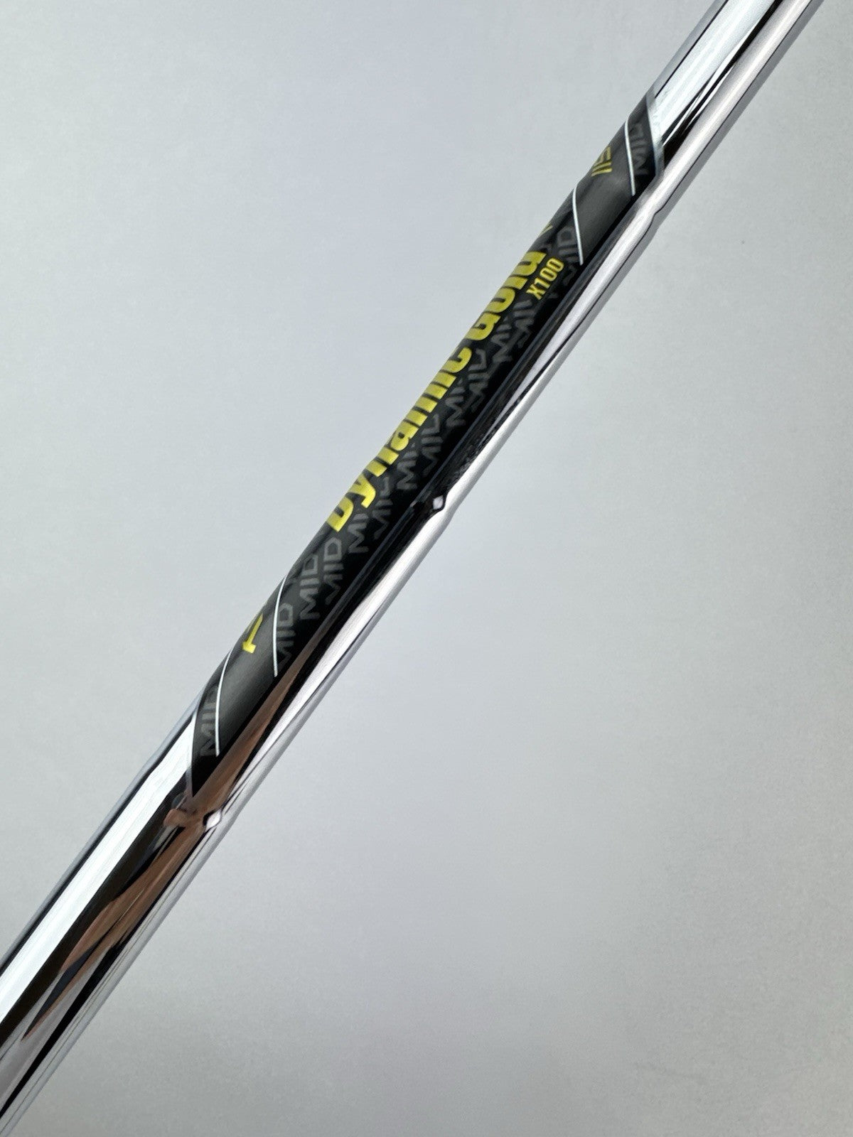 Dynamic Gold 115 Iron Shaft Mid X100 X Flex Steel 35.25” /0.355 Tapered /258934