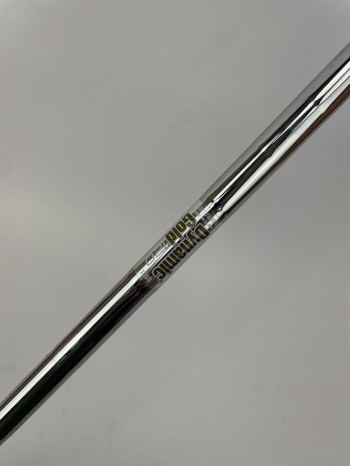 Dynamic Gold 120 Iron Shaft X100 X Flex Steel Pured 35.25” /0.355 Tapered /343849