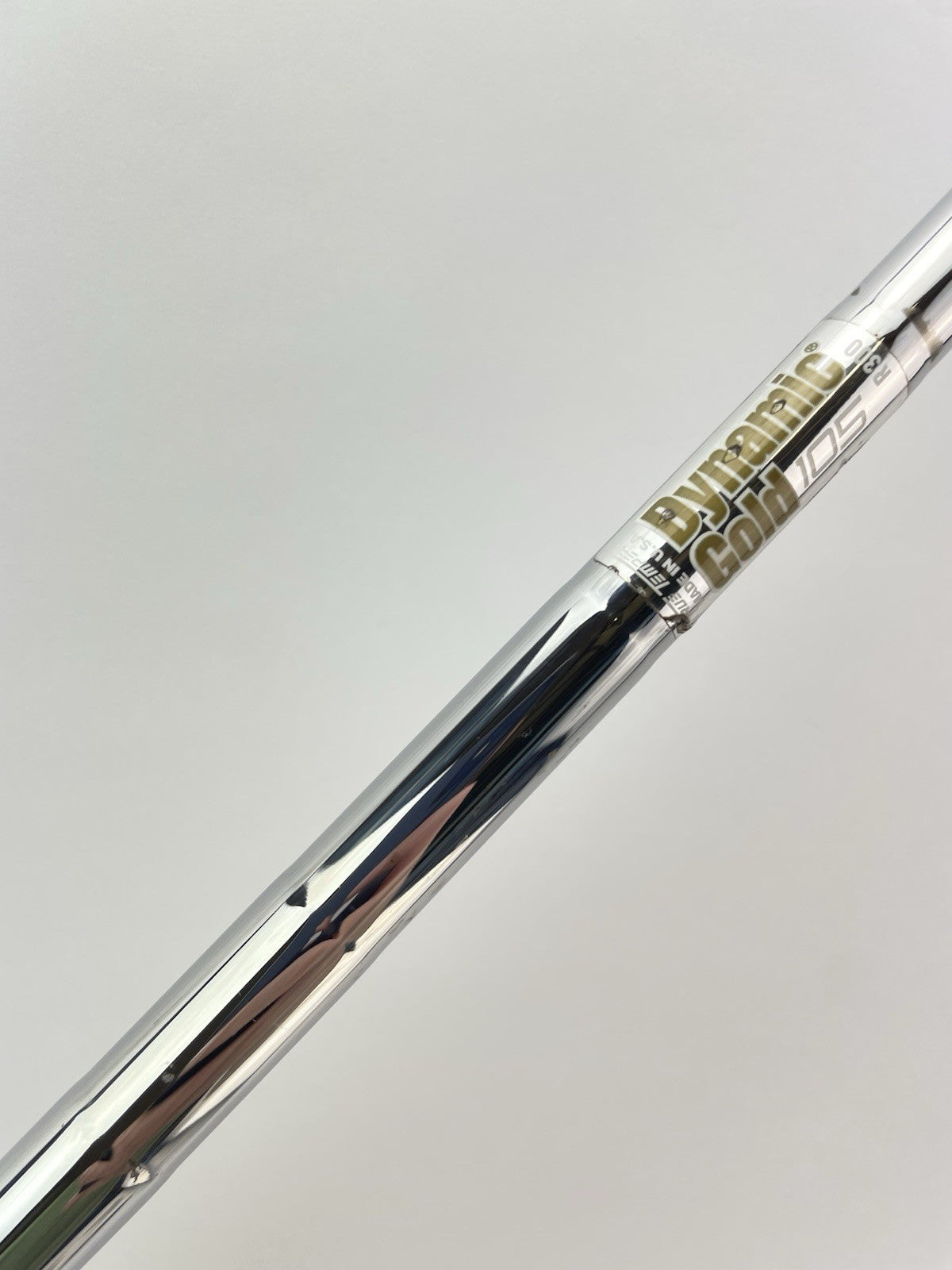 Dynamic Gold 105 Iron Shaft Regular Flex Steel 36.25” /0.355 Tapered /289931