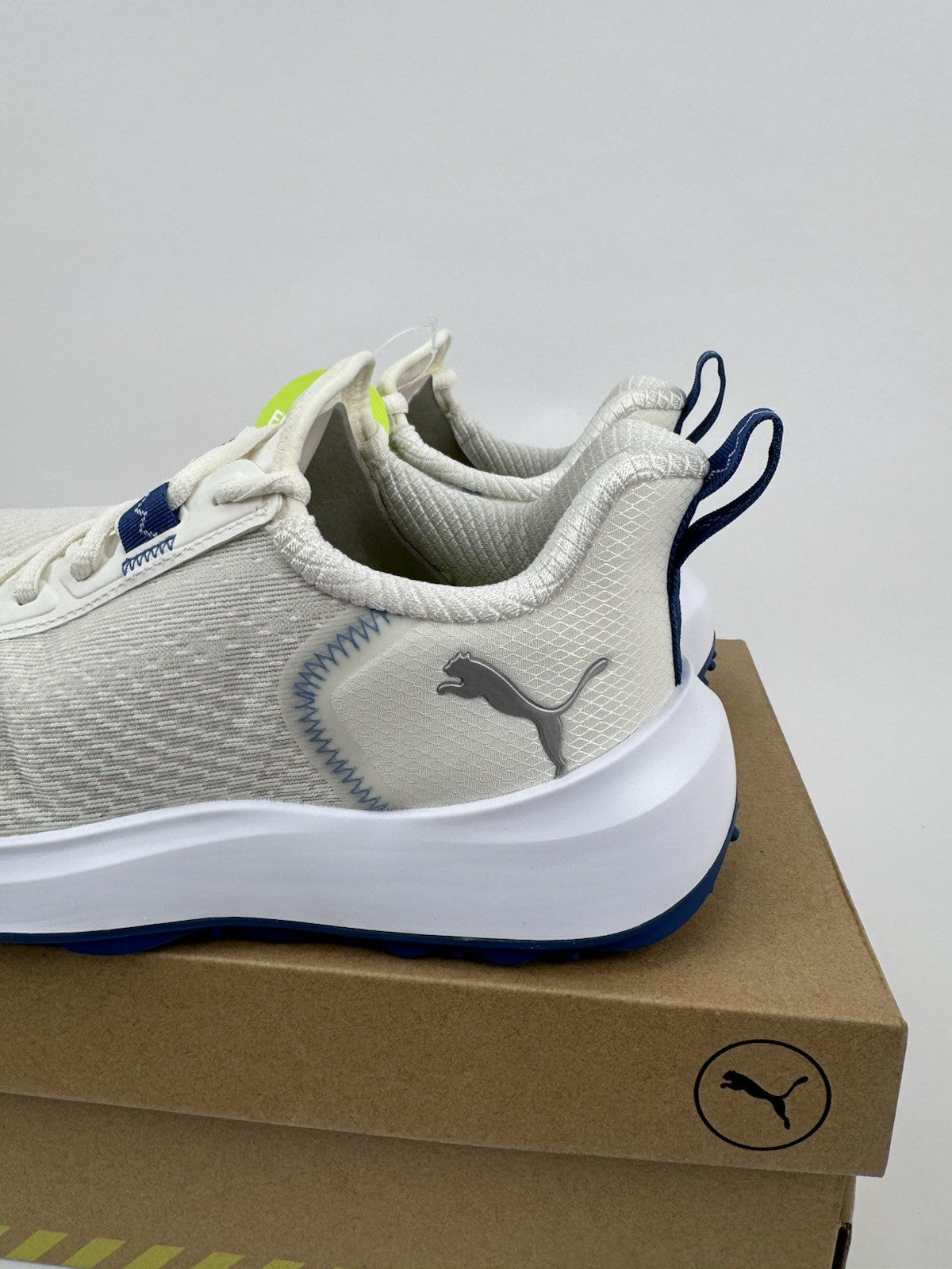 Puma Fusion Crush Sport Women's Trainers Size 6 UK White Blue Breathable/321151