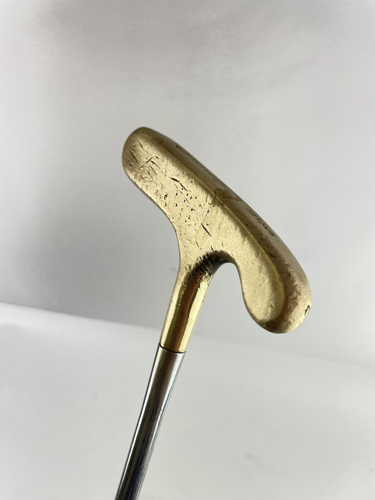 Slazenger Eaglet Blade Putter Brass 36” Steel /Left Handed /New Grip /108107