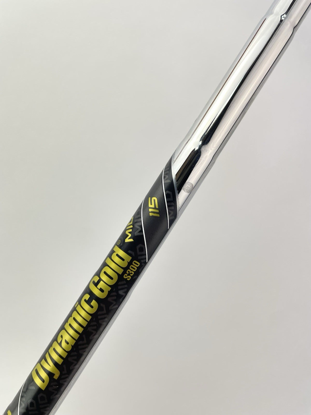 Dynamic Gold Mid 115 Iron Shaft Stiff Flex Steel 36” /0.355 Tapered /272855
