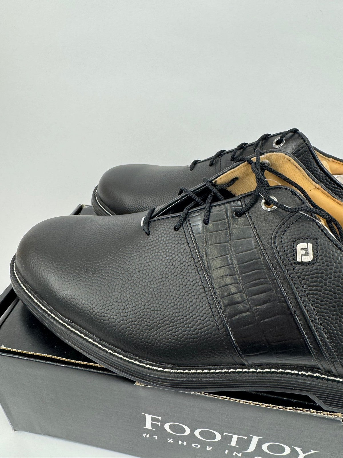 FootJoy DryJoys Premiere Series Men's Golf Shoes Black Size UK 13 /312922