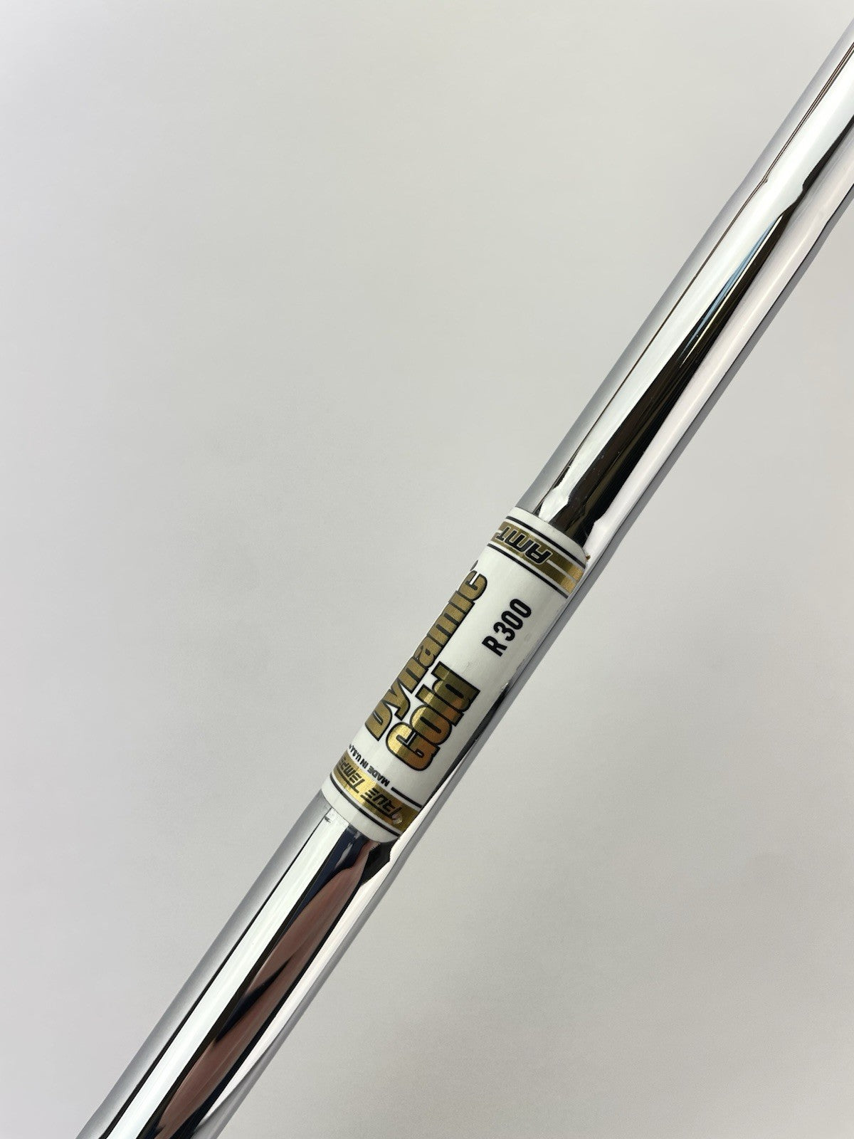 Dynamic Gold AMT Iron Shaft Regular Flex Steel 35.5” /0.355 Tapered /296126