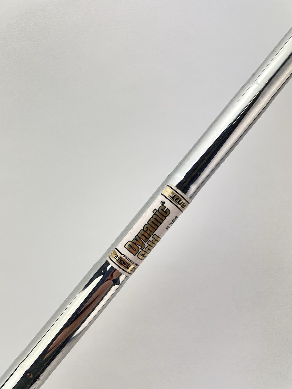 Dynamic Gold AMT Iron Shaft S300 Stiff Steel 35.75” /0.355 Tapered /287555