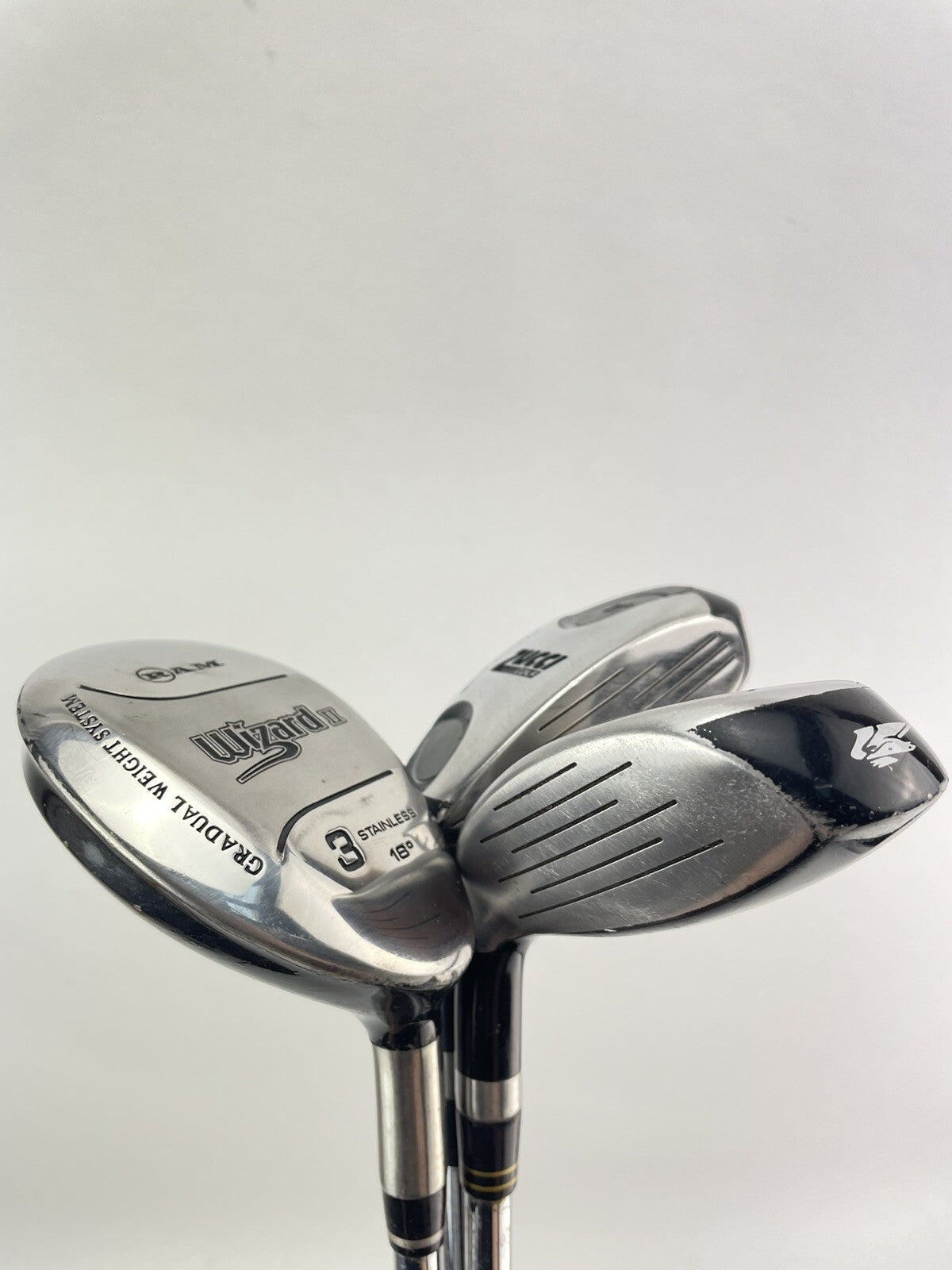 Mens Golf Hybrid Set 18,21&24* Regular Flex Steel/Right Handed /New Grips /196814