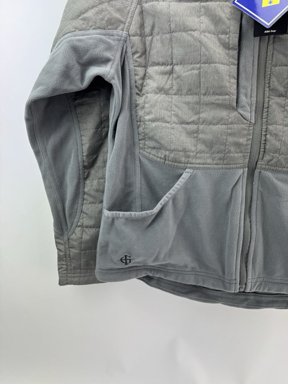 Island Green Women’s Jacket Thermal Lightly Padded UK 16 /Grey /New /218191
