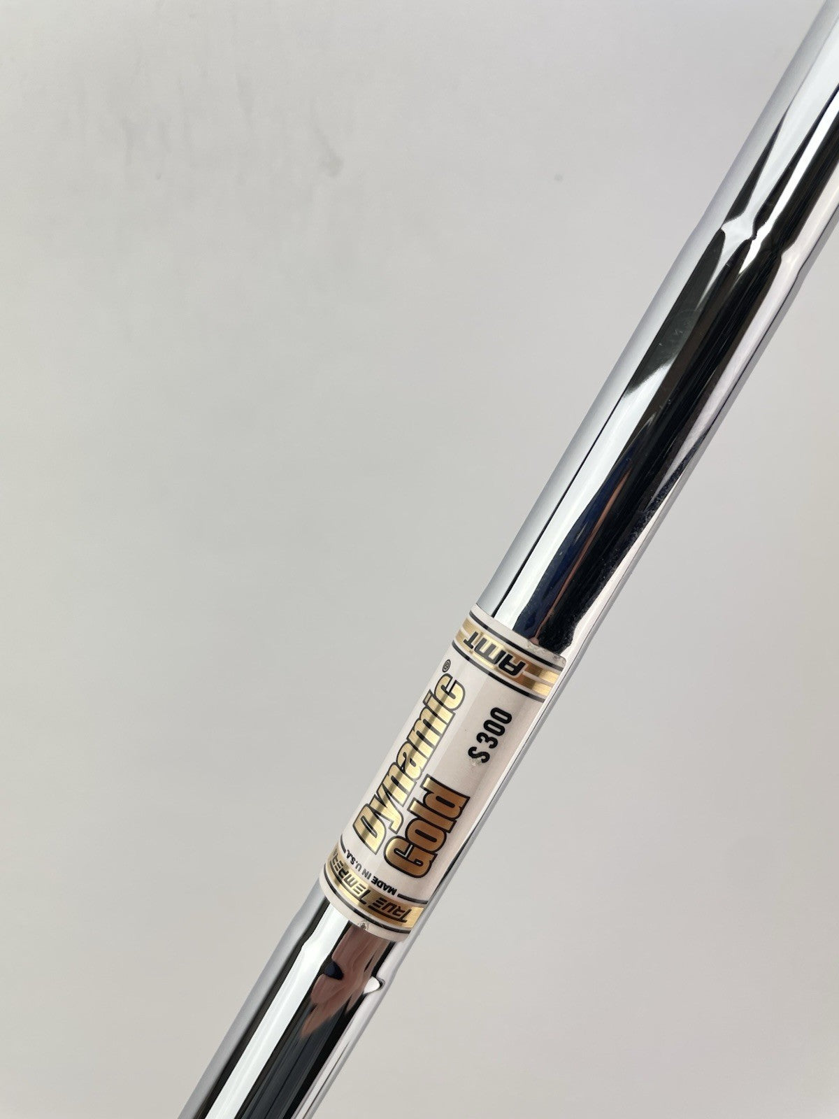 Dynamic Gold AMT Iron Shaft S300 Stiff Flex Steel 35.25 /0.355 Tapered /257486