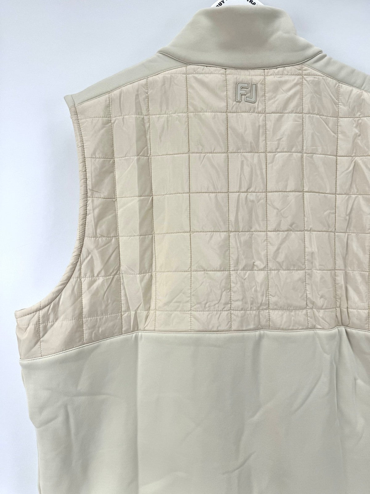 FootJoy ThermoSeries Lightweight Insulated Golf Vest Mens Size L Stone/337548