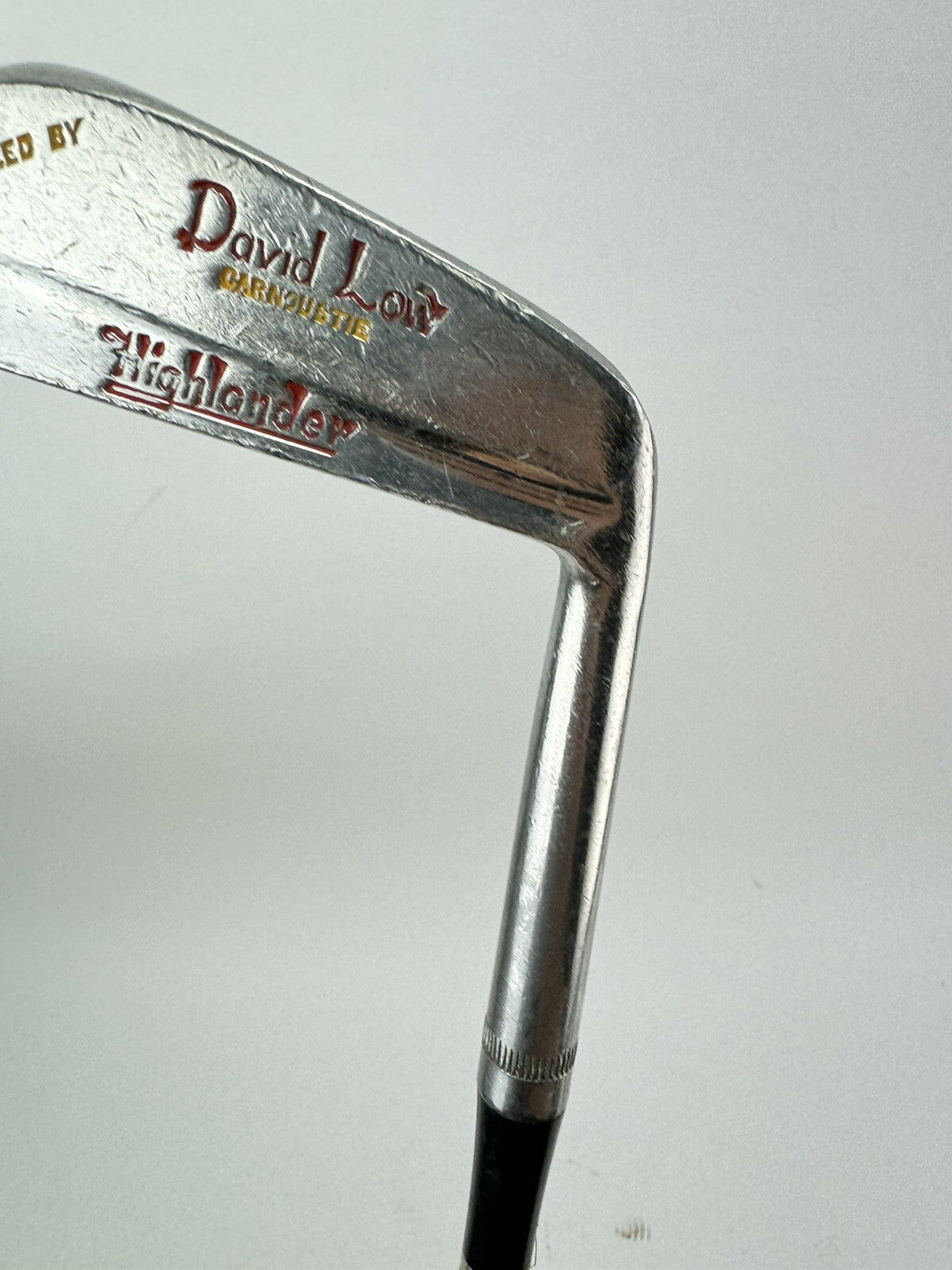 David Low Carnoustie Putter Highlander 34.5” Heel Shafted Balde /New Grip /191884