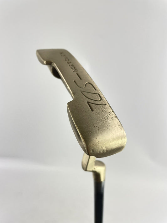 H Bird&Son Brass Putter 35” Blade Steel SDL /Right /New Grip /65800